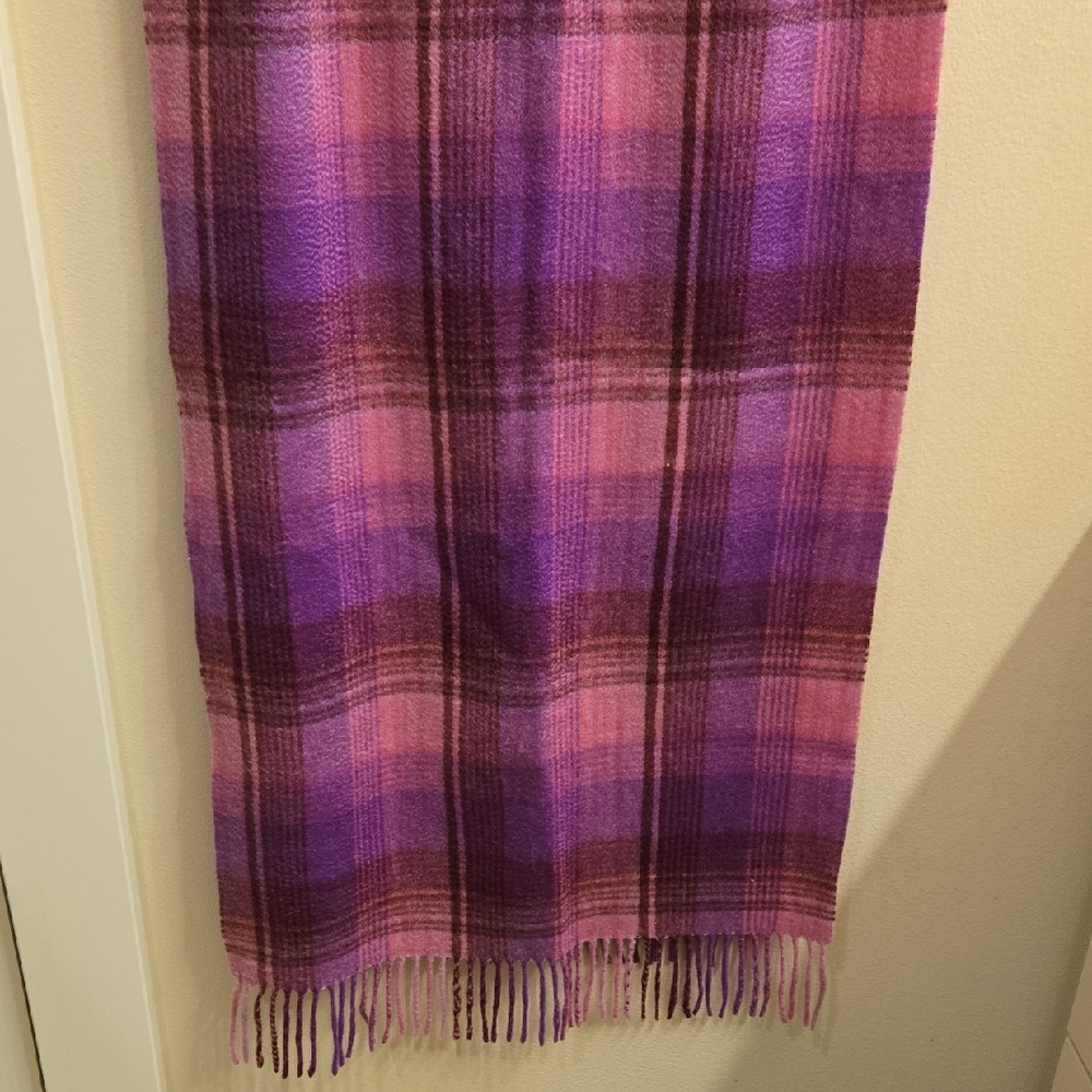 Talbots Vibrant Pink and Purple Scarf
